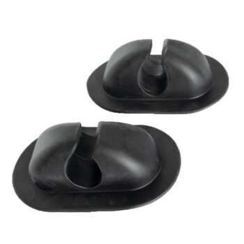 Tvirtinimo detalė PVC valtims 2 vnt, Juoda