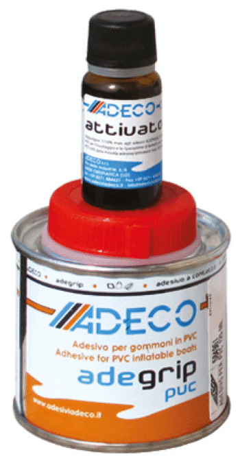 PVC valčių klijai ADEGRIP PVC 125 ml su aktyvatoriumi
